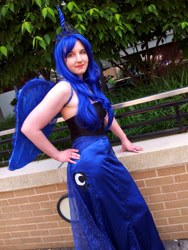 Size: 2448x3264 | Tagged: safe, artist:eternalzarya, princess luna, human, cosplay, irl, irl human, photo, solo