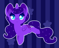 Size: 585x484 | Tagged: safe, artist:paintrolleire, princess luna, alicorn, pony, female, horn, mare, simple background, solo