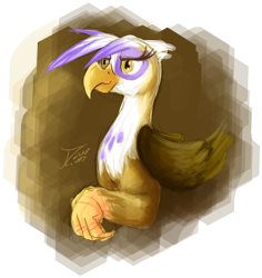 Size: 1521x1611 | Tagged: safe, artist:jamescorck, derpibooru import, gilda, griffon, female, simple background, smiling, solo, transparent background