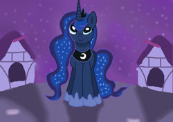 Size: 2336x1654 | Tagged: safe, artist:jbond, princess luna, alicorn, pony, detailed background, female, mare, solo