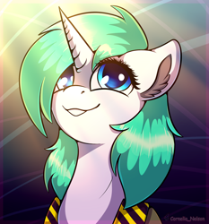 Size: 2800x3000 | Tagged: safe, artist:cornelia_nelson, oc, oc:grease pan, pony, unicorn, bust, solo