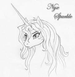 Size: 777x800 | Tagged: safe, artist:leovictor, oc, oc only, oc:nyx, pony, solo