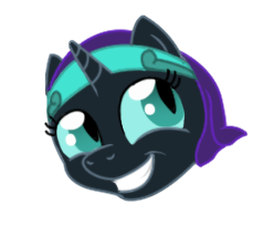 Size: 248x212 | Tagged: source needed, safe, artist:facelessjr, oc, oc only, oc:nyx, face, simple background, transparent background, vector