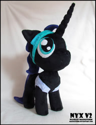 Size: 680x892 | Tagged: safe, artist:magnastorm, oc, oc only, oc:nyx, irl, photo, plushie, solo