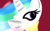 Size: 975x613 | Tagged: safe, artist:warriorcatz239, princess celestia, alicorn, pony, female, horn, mare, multicolored mane, no crown, solo, white coat