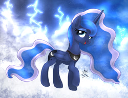 Size: 1500x1150 | Tagged: safe, artist:joakaha, princess luna, alicorn, pony, detailed background, female, mare, solo