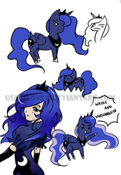 Size: 1087x1571 | Tagged: safe, artist:usagilovex, princess luna, human, luna eclipsed, human ponidox, humanized