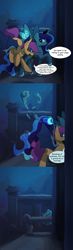 Size: 1280x4389 | Tagged: safe, artist:darkflame75, princess luna, scootaloo, bat pony, pony, bat ponified, comic, race swap, scootabat, student of the night, tumblr