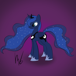 Size: 1280x1280 | Tagged: safe, artist:mane6swag, princess luna, alicorn, pony, female, horn, lunadoodle, mare, solo