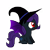 Size: 7086x7086 | Tagged: safe, artist:creativenyx, oc, oc only, oc:nyx, alicorn, bat pony, pony, undead, vampire, vampony, fanfic:past sins, absurd resolution, alicorn oc, bat ponified, fangs, knife, nightmare night, solo, witch