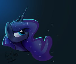 Size: 1280x1078 | Tagged: safe, artist:darkflame75, princess luna, alicorn, pony, female, horn, lunadoodle, mare, solo