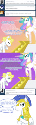 Size: 637x2209 | Tagged: safe, artist:songoharotto, princess celestia, oc, oc:aquilinus, alicorn, pony, ask, ask aquilinus, comic, royal guard, tumblr