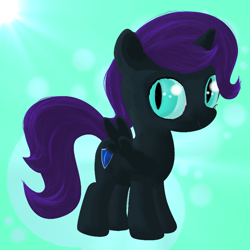 Size: 894x894 | Tagged: safe, artist:iamnotapegasus, oc, oc only, oc:nyx, alicorn, pony, alicorn oc, solo