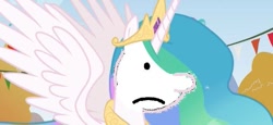 Size: 633x291 | Tagged: safe, princess celestia, alicorn, pony, diary of a wimpy kid, draw on me, exploitable meme, greg heffley, meme, solo