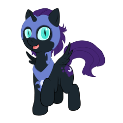 Size: 1474x1474 | Tagged: safe, artist:poniker, nightmare moon, oc, oc:nyx, alicorn, pony, alicorn oc, cosplay, nightmare nyx, solo