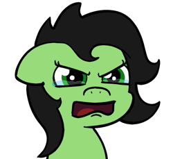 Size: 579x531 | Tagged: artist needed, safe, edit, oc, oc only, oc:anon filly, female, filly, reaction image, simple background, solo, transparent background