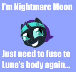 Size: 420x394 | Tagged: safe, oc, oc only, oc:nyx, alicorn, pony, alicorn oc, meme, nyxface