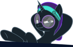 Size: 1250x800 | Tagged: artist needed, safe, oc, oc only, oc:nyx, alicorn, pony, alicorn oc, hooves on the table, meme, simple background, smug, solo, transparent background, vector, welcome home twilight