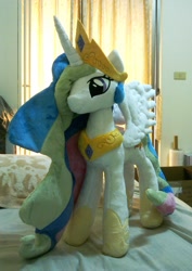 Size: 1120x1583 | Tagged: safe, artist:whitedove-creations, princess celestia, irl, photo, plushie, toy