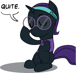 Size: 1698x1626 | Tagged: safe, oc, oc only, oc:nyx, alicorn, pony, alicorn oc, glasses, quite, solo