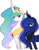 Size: 1129x1449 | Tagged: safe, artist:zev, princess celestia, princess luna, alicorn, pony, crown, female, horn, mare, siblings, sisters