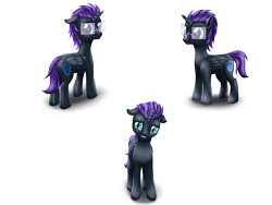 Size: 2000x1500 | Tagged: safe, artist:vasillium, oc, oc only, oc:nox (rule 63), oc:nyx, alicorn, pony, alicorn oc, glasses, rule 63, simple background, solo, transparent background