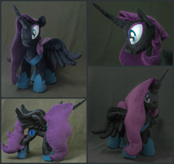 Size: 1346x1268 | Tagged: safe, artist:valmiiki, oc, oc only, oc:nyx, alicorn, pony, alicorn oc, irl, photo, plushie, solo