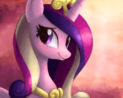 Size: 1500x1200 | Tagged: safe, artist:ric-m, princess cadance, alicorn, pony, bust, cute, cutedance, female, mare, solo