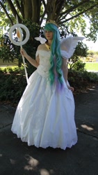 Size: 1151x2048 | Tagged: safe, artist:shotalicious, princess celestia, human, cosplay, irl, irl human, photo, solo