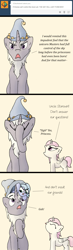 Size: 641x2182 | Tagged: dead source, safe, artist:arvaus, princess celestia, princess luna, star swirl the bearded, alicorn, pony, ask, ask woona and tia, cewestia, cute, facehoof, filly, tumblr, woona