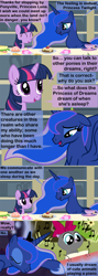 Size: 1120x3150 | Tagged: safe, artist:beavernator, princess luna, twilight sparkle, twilight sparkle (alicorn), alicorn, pony, comic, dream, female, keyboard cat, kitten, mare, piano, sleeping