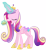 Size: 6000x6500 | Tagged: safe, artist:90sigma, princess cadance, alicorn, pony, a canterlot wedding, absurd resolution, apple fritter (food), dessert, food, nom, simple background, transparent background, vector