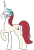 Size: 701x1024 | Tagged: artist needed, safe, oc, oc only, oc:fausticorn, oc:nyx, alicorn, pony, blasphemy, female, fusion, glasses, image macro, lauren faust, lidded eyes, mare, meme, simple background, solo, transparent background