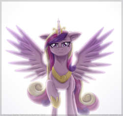 Size: 900x853 | Tagged: safe, artist:inuhoshi-to-darkpen, princess cadance, alicorn, pony, crying, female, mare, solo