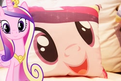 Size: 933x622 | Tagged: safe, princess cadance, alicorn, pony, cute, female, horn, photo, pillow