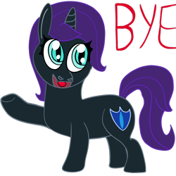 Size: 800x800 | Tagged: safe, oc, oc:nyx, alicorn, pony, /mlp/, drawthread