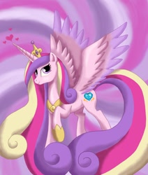 Size: 1000x1178 | Tagged: safe, artist:mel-rosey, princess cadance, alicorn, pony, female, mare, solo