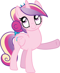 Size: 7398x9007 | Tagged: safe, artist:rainbowplasma, princess cadance, alicorn, pony, absurd resolution, filly cadance, oh you, simple background, solo, transparent background, vector