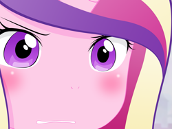 Size: 2675x2009 | Tagged: safe, artist:yuki endo, princess cadance, anthro, ambiguous facial structure, face, gununu, high res, meme, reaction image