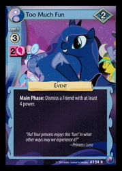 Size: 344x480 | Tagged: safe, cloud kicker, minuette, princess luna, sunshower raindrops, alicorn, pony, luna eclipsed, canterlot nights, ccg, enterplay, mlp trading card game