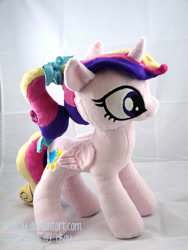 Size: 900x1200 | Tagged: safe, artist:siriasly, princess cadance, foalsitter, irl, photo, plushie, solo, young