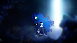 Size: 1920x1080 | Tagged: safe, artist:jeatz-axl, artist:karl97, princess luna, alicorn, pony, dark, light, saddle bag, vector, wallpaper