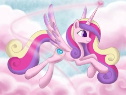 Size: 900x675 | Tagged: safe, artist:mel-rosey, princess cadance, alicorn, pony, female, mare, solo