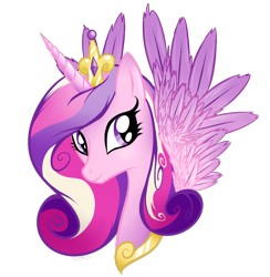 Size: 800x820 | Tagged: safe, artist:tukarisilver, princess cadance, alicorn, pony, female, solo