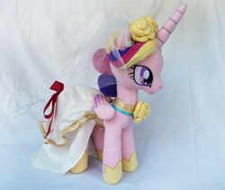 Size: 1024x864 | Tagged: safe, artist:wild-hearts, princess cadance, clothes, doll, dress, irl, photo, plushie, wedding dress