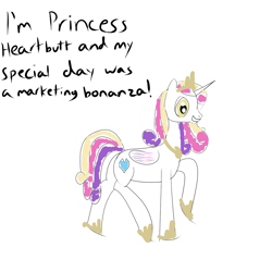 Size: 1000x1000 | Tagged: artist needed, safe, princess cadance, alicorn, pony, crappy art, simple background, solo