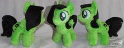 Size: 7150x2768 | Tagged: safe, artist:allunacraft, oc, oc:anon filly, pegasus, pony, female, filly, irl, photo, plushie, solo