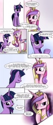 Size: 907x2122 | Tagged: safe, artist:twilite-sparkleplz, princess cadance, twilight sparkle, alicorn, pony, comic, shadow sparkle