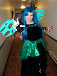 Size: 1536x2048 | Tagged: safe, queen chrysalis, human, cosplay, irl, irl human, photo, solo