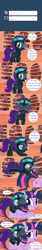 Size: 800x4800 | Tagged: safe, artist:facelessjr, twilight sparkle, oc, oc:nyx, alicorn, pony, unicorn, ask nyx now, book, cute, glasses, golden oaks library, headband, tumblr, tumblr comic